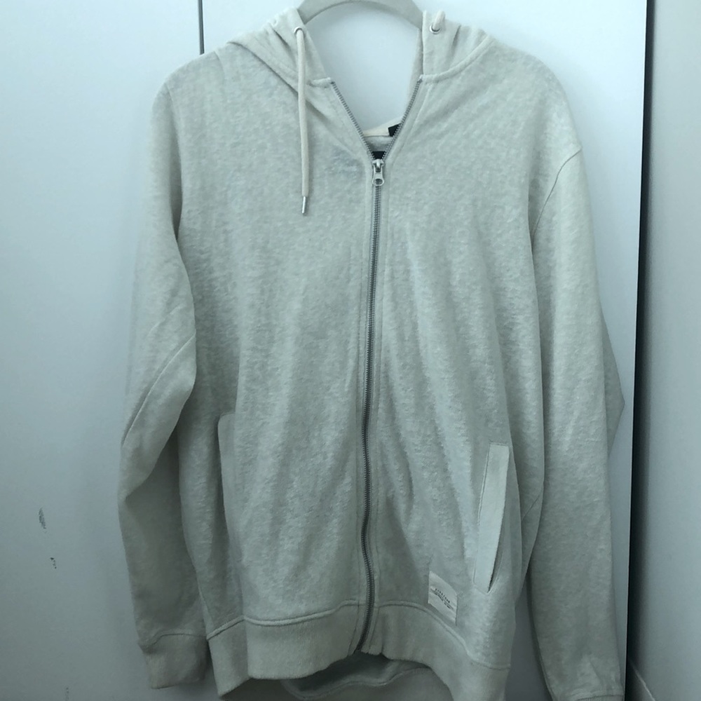 Five four lightweight full zip hooded sweatshirt